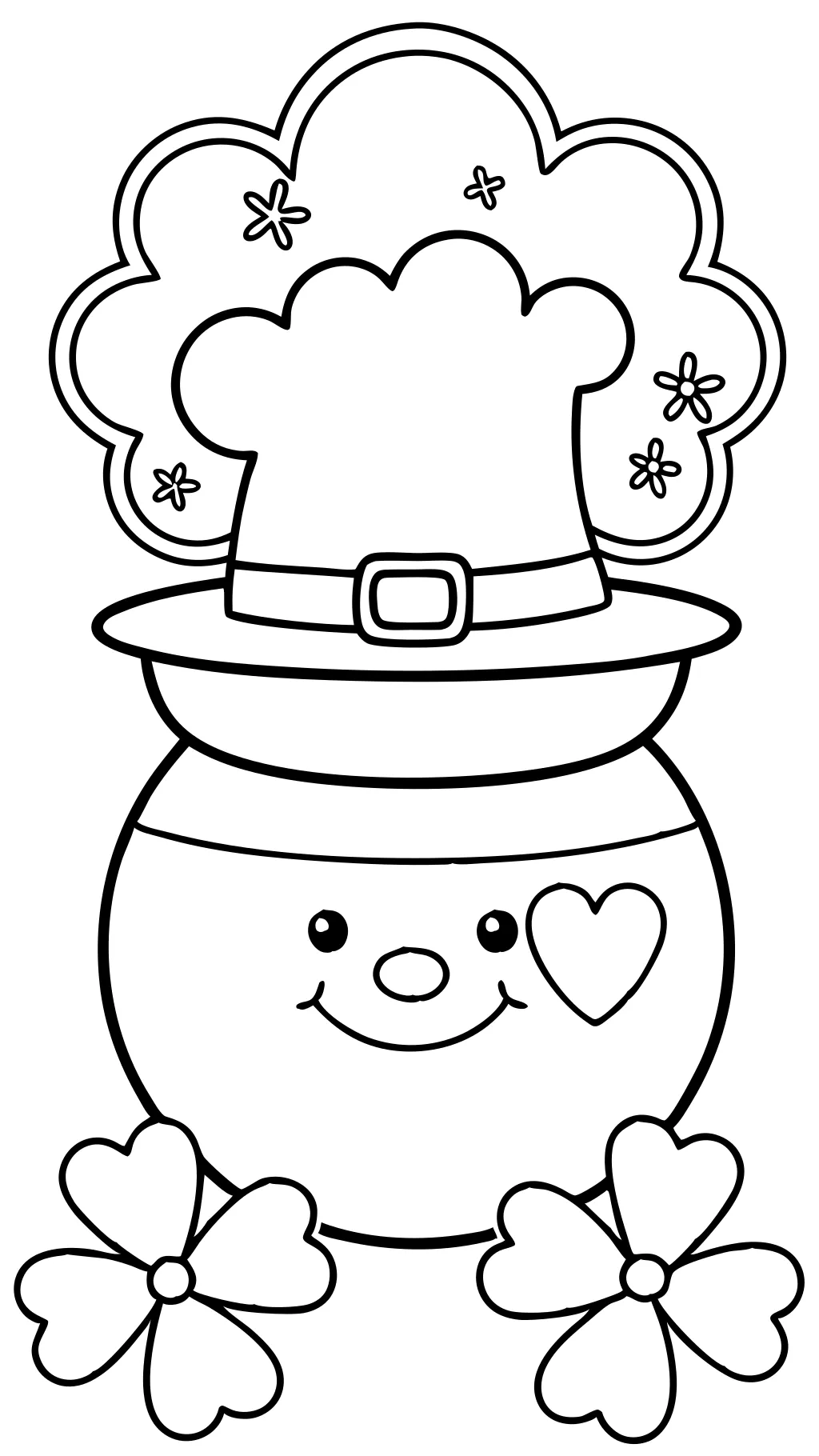 st patricks day coloring pages printable